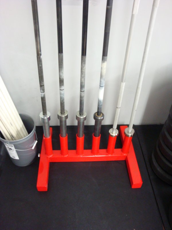 Olympic bar rack