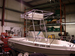 Aluminum boat canopy