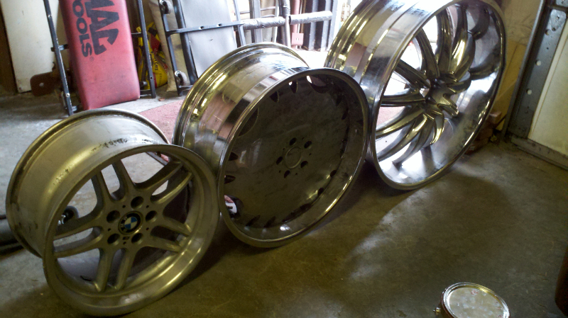 Aluminum wheels repaired